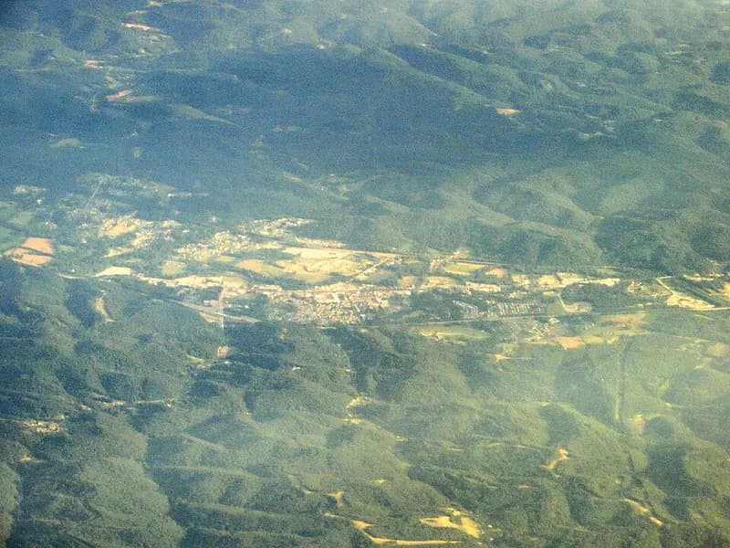 Vista panorámica de Cabell, West Virginia