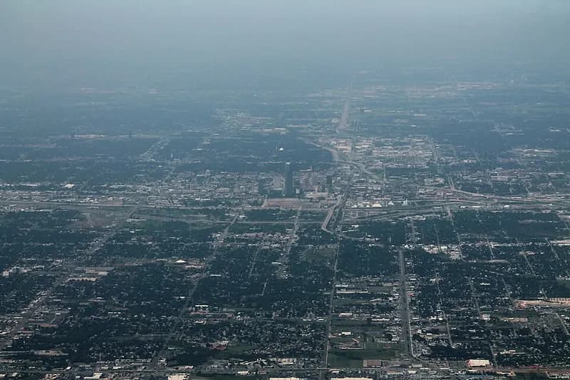 Vista panorámica de Cleveland, Oklahoma