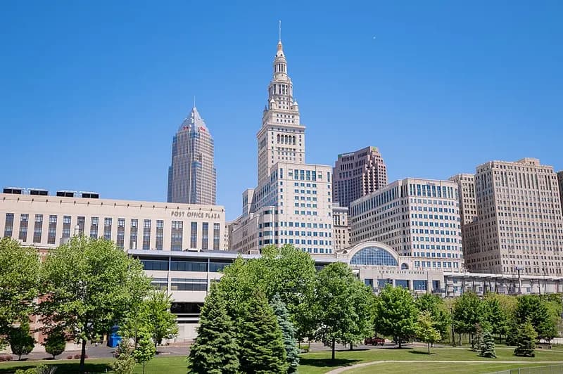 Vista panorámica de Cuyahoga, Ohio