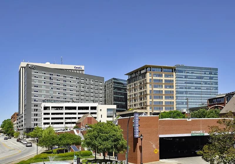 Vista panorámica de Greenville, South Carolina
