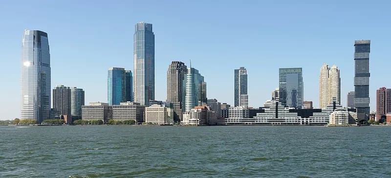 Vista panorámica de Hudson, New Jersey