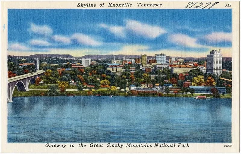 Vista panorámica de Knox, Tennessee