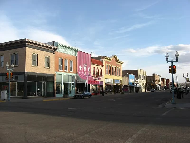 Vista panorámica de Laramie, Wyoming