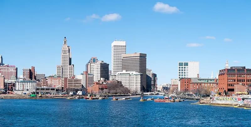 Vista panorámica de Providence, Rhode Island