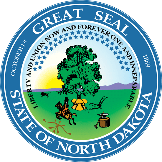 Sello de North Dakota